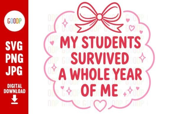 Download My Students Survived Teacher Fun SVG - Premium Resources